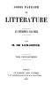 [Gutenberg 49398] • Cours familier de Littérature - Volume 24